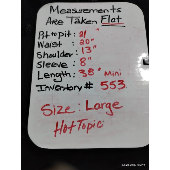 Hot Topic Women's Size Large Whimsigoth Witchy Emo Gothcore Dark Romantic Dress - Picture 8 of 8